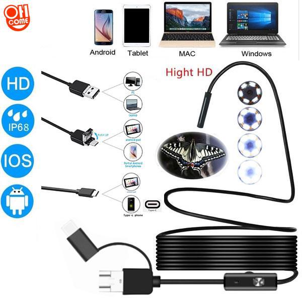 Camera nội soi 7mm 3 trong 1 tiện dụng kèm bộ phụ kiện