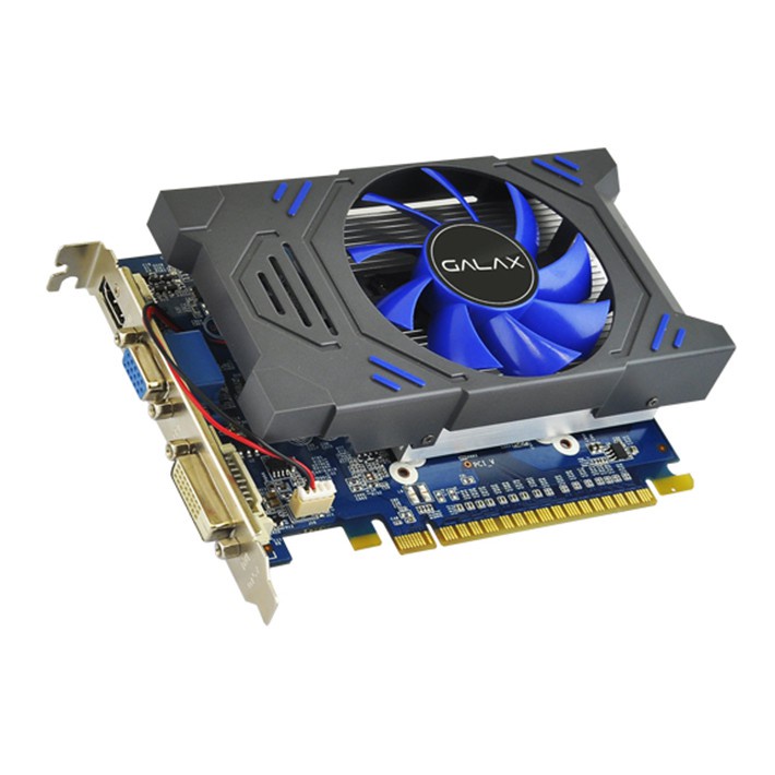 VGA GALAX GT 730 1GB DDR5 cũ chơi tốt LOL-FIFAONLINE 4-CF-Game giả lập-photoshop-autocad-corel