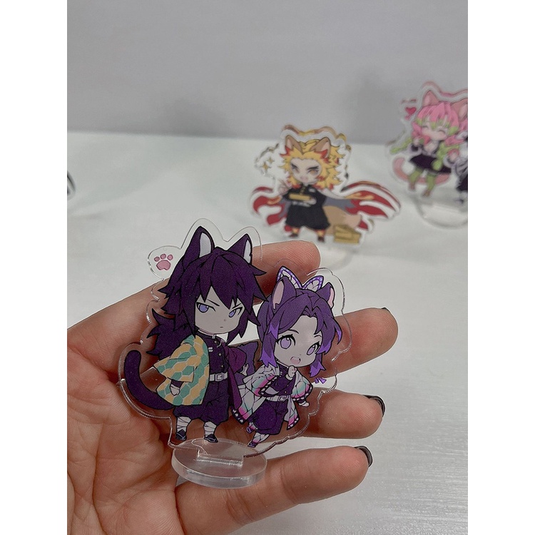 Mô Hình Nhân Vật Kimetsu No Yaiba Có Giá Đỡ Bằng Nhựa Acrylic Để Bàn Trang Trí