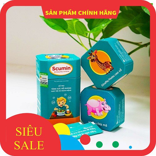 Scumin - Đề Kháng Khỏe Trẻ Hết Ốm Hộp 20 gói