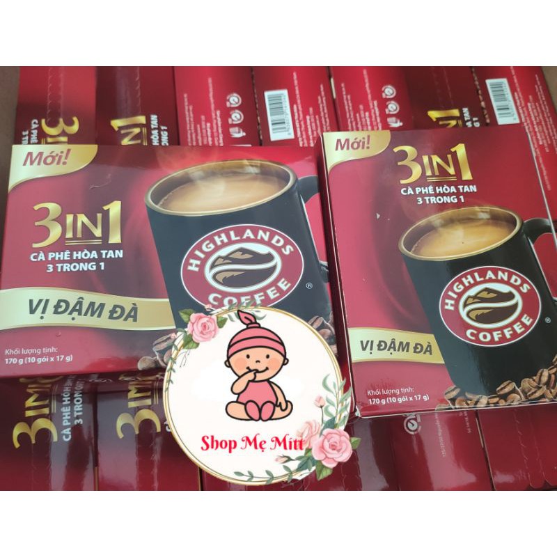 Cà phê sữa Highlands Coffee hộp 170g ( 10 gói x 17g )