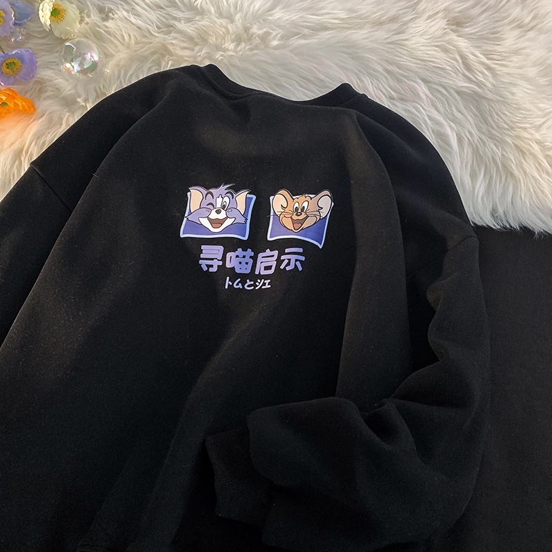 【ZHELIHANGFEI】Áo Thun Tay Dài Form Rộng Theo Phong Cách Nhật Bản Dễ Phối Đồ