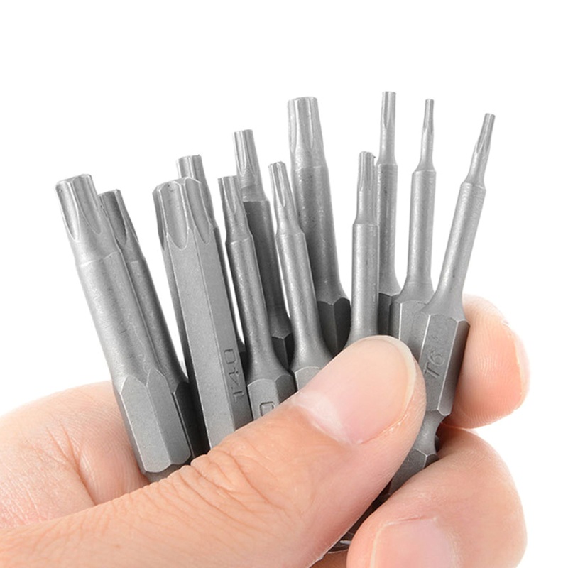 Mũi Khoan Chuyên Nghiệp 50mm 1 / 4 Inch T5-T40 Torx Bits