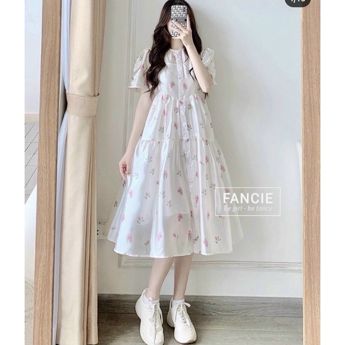 Set BE đỏ - chân váy caro áo hoodie Be