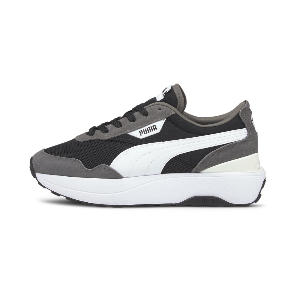 Giày Puma Cruise Rider Classic Wns đen xám 375054 01 bill hàn