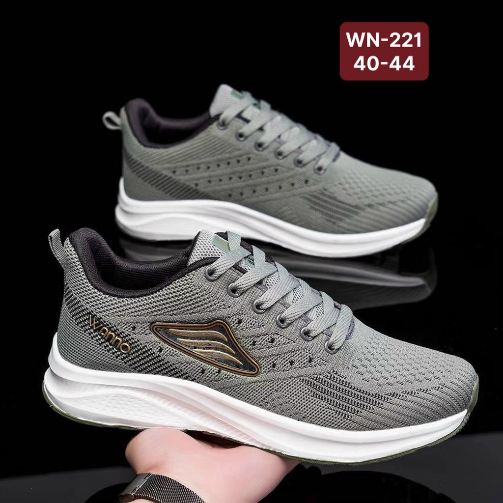 Giày thể thao sneaker nam đế đen logo phối vàng (ĐẶT HÀNG TĂNG 1 SIZE)hàng chât lượng cao bảo hành 1 năm (WN021ĐV)