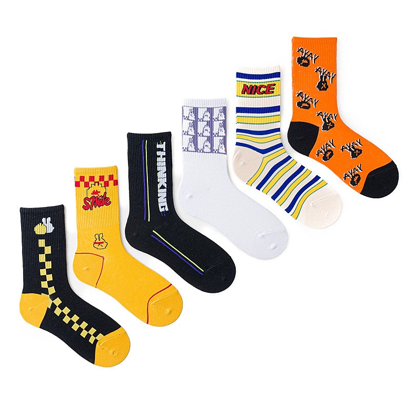 Spot sale childish shop Japanese all-match Harajuku style student tube socks couple soft sister casual ulzzang college style