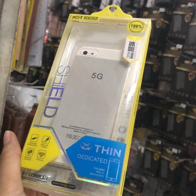 Iphone 5/ 5S Ốp lưng dẻo trong suốt cao cấp