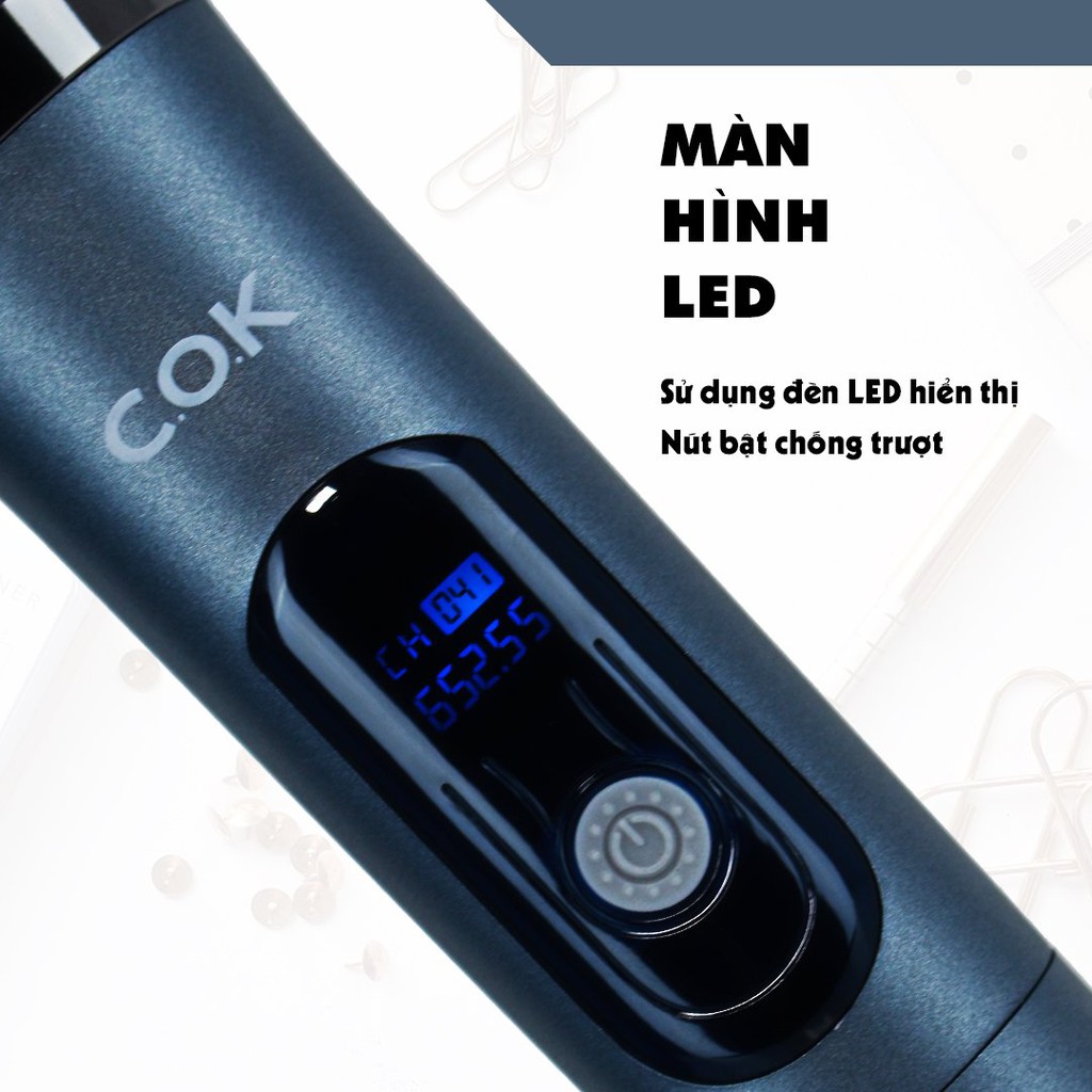 Micro Không Dây COK ST-129 (2 mic) - CHÍNH HÃNG - BH 12 tháng - Micro Chuyên Dành Cho Mọi Loa Kéo Và Âm Ly - Lỗi Đổi Mới