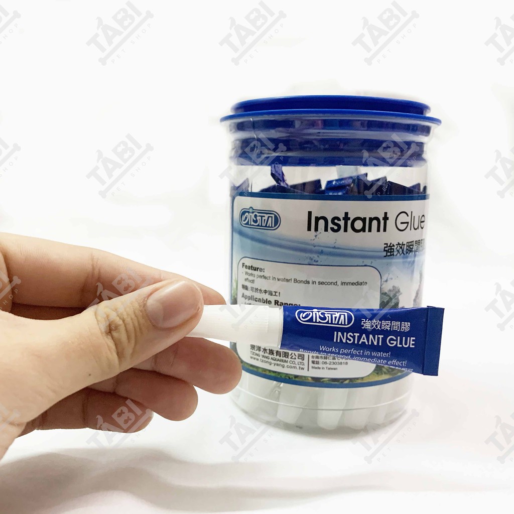 Keo Dán Đá, San Hô VISTA Instant Glue 4G - Keo Dán Đá Cao Cấp Cho Bể Cá Thuỷ Sinh