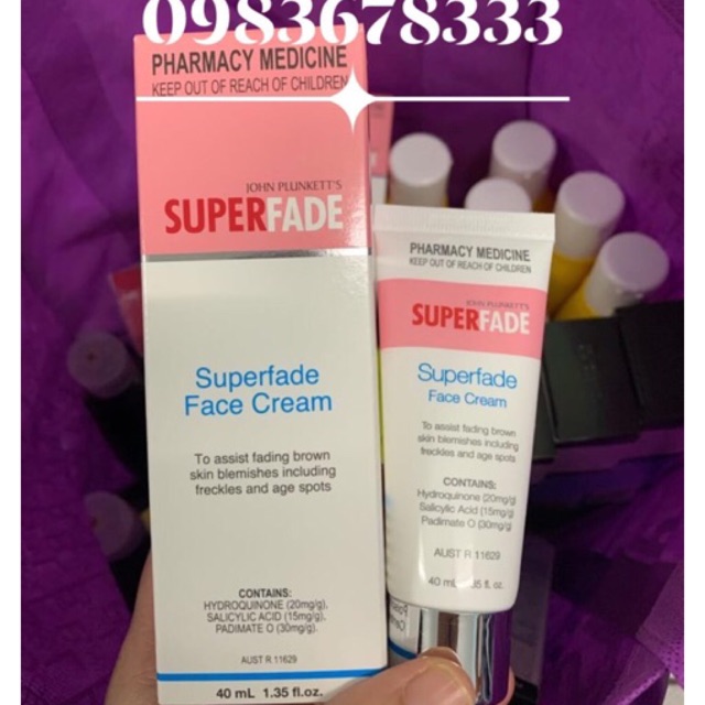 Kem Mờ Nám Tàn Nhang Superfade Chuẩn Bill