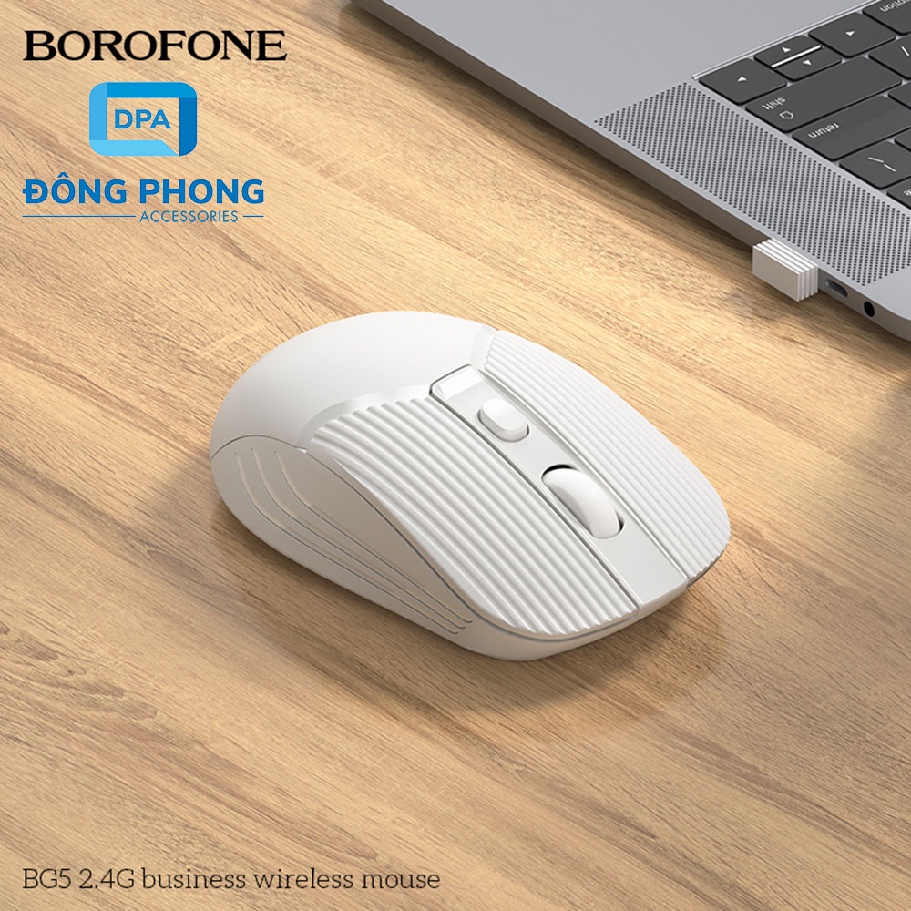 Chuột Không Dây Borofone BG5 Chính Hãng Bảo Hành 12 Tháng