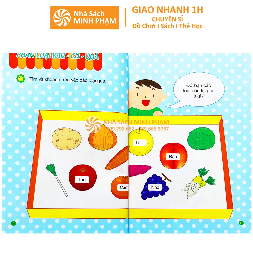 Sách - Toán tư duy cho trẻ Từ 3-4 Tuổi
