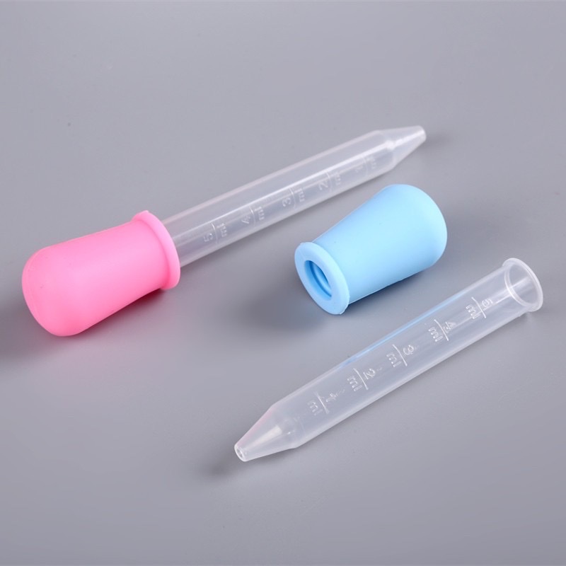 ỐNG BÓN SỮA cho bé 5ML đầu bóp silicon mềm và thiết kế thông minh