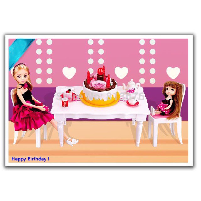 - Đồ chơi Lelia birthday party - tiệc sinh nhật búp bê lelia và em gái