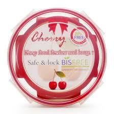 Bộ 3 hộp đựng thực phẩm tròn Cherry