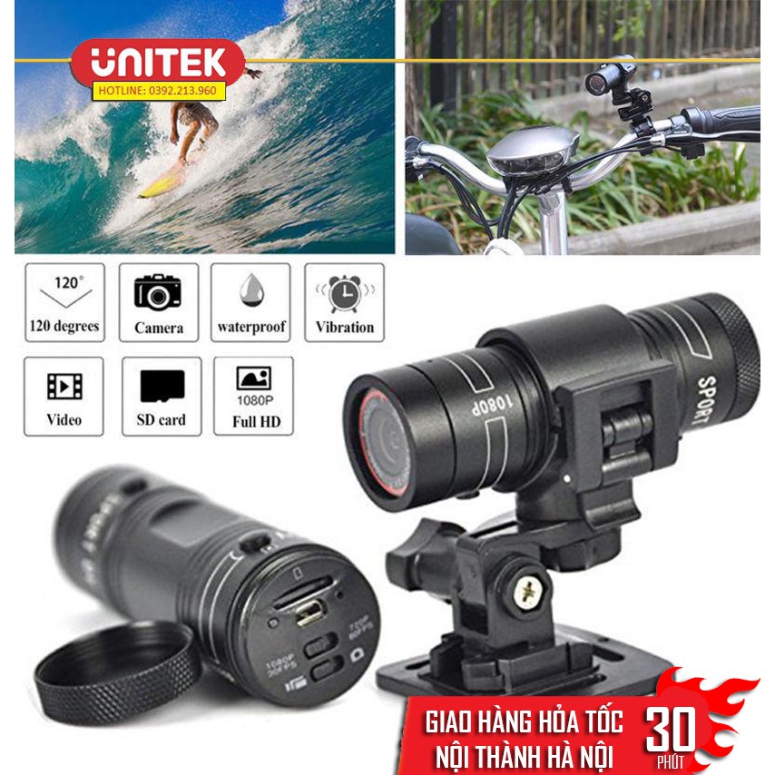 Camera Hành Trình Sport Chống Nước Cho Xe Đạp, Xe Máy M500