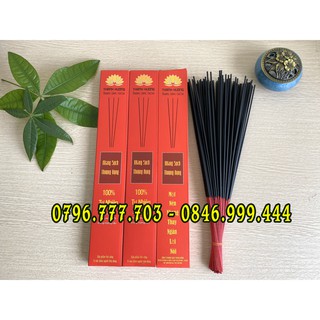 Nhang đen, nhang trầm thuốc bắc vip 38cm 100% nguyên liệu từ nhựa trám, KHÔNG HÓA CHẤT
