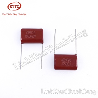 Tụ CBB 105J 1uF 630V P=20mm