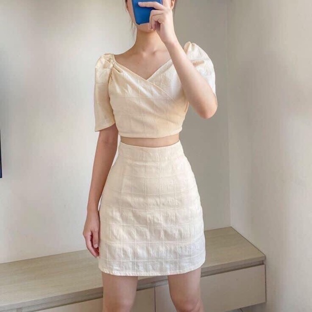 Sét váy đấp cheo hàng cao cấp
