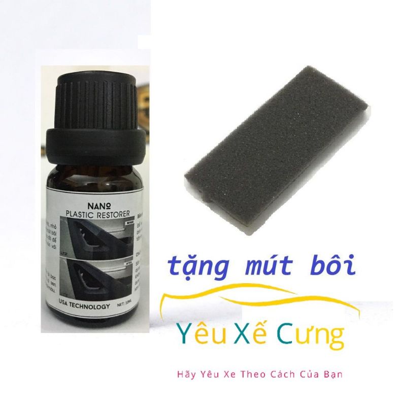 Chai phục hồi nhựa Nhám NA NO PLASTIC RESTORER remove