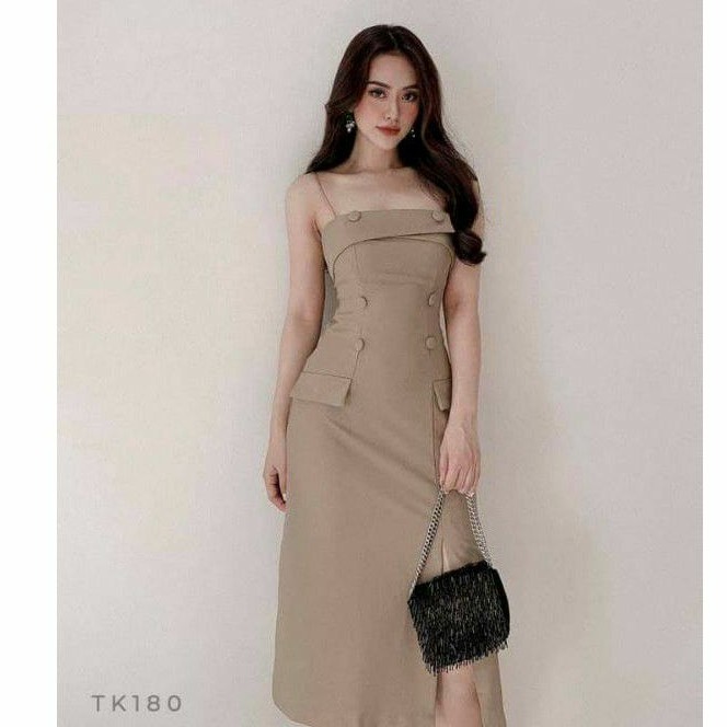 Đầm 2 dây maxi dự tiệc (ẢNH THẬT) | BigBuy360 - bigbuy360.vn