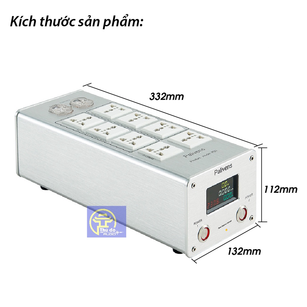 Bộ lọc nguồn Âm thanh cao cấp Palivens P20 phiên bản mới nhất