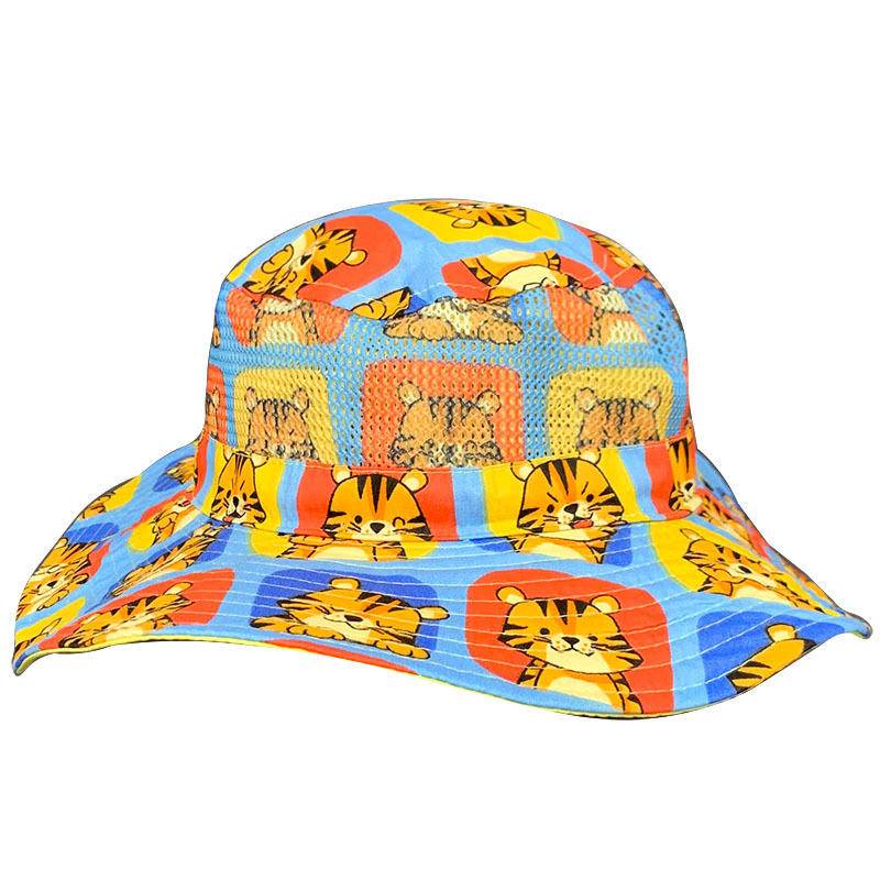 Mũ Chống Nắng Phối Lưới Thoáng Khí Thời Trang Đi Biển Cho Bé Trai