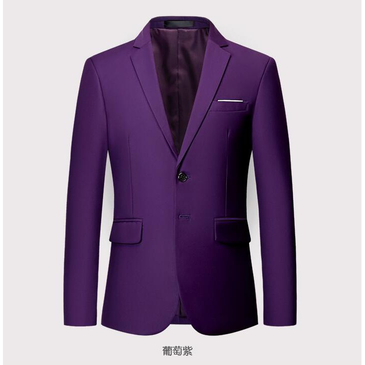 Công Sở Thường Ngày Blazer Nam Màu Trơn Slim Fit Thời Trang Nam Áo Blazer Và Phù Hợp Với Áo Khoác Ch