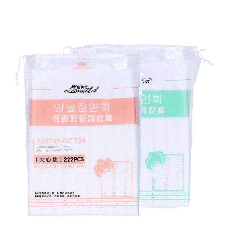 Bông tẩy trang lameila 222 miếng | BigBuy360 - bigbuy360.vn