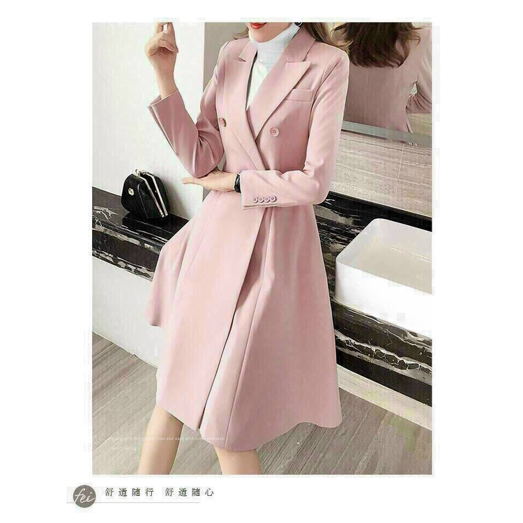 Áo Khoác Nữ - Áo Khoác Dài Cổ Vest Dài Dáng Xoè Cao Cấp Form Đẹp Hàng Nhập | BigBuy360 - bigbuy360.vn