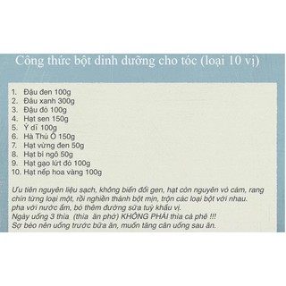 freeship 100gram bột thập cốc