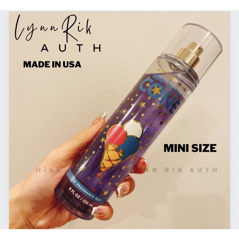 Auth_Fullsize GOLDEN BERRY MISTLETOE- Xịt Thơm Body Mist Bath & Body Works