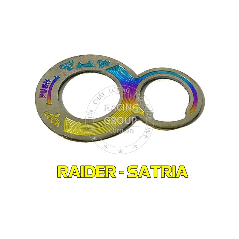 Tem titan dán ổ khoá Winner X, Winner, Satria, Raider FI, Vario, Sonic, Exciter 150, Sirius  trang trí xe máy