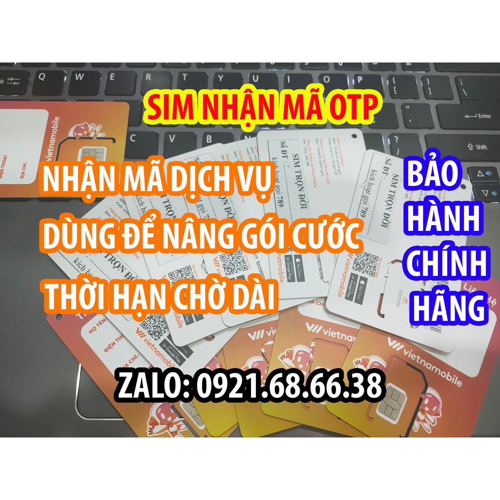 Sim 4G Vietnamobile giá rẻ 0đ - Sim Nâng Gói Cước Vietnamobile