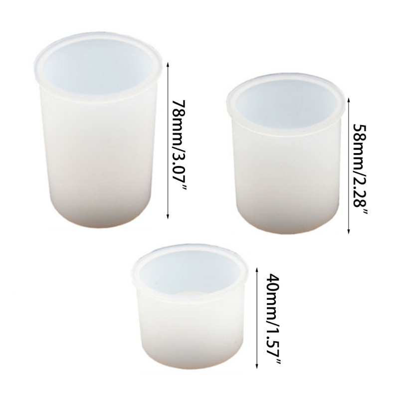 Khuôn Silicone Hình Trụ Làm Xà Phòng DIY