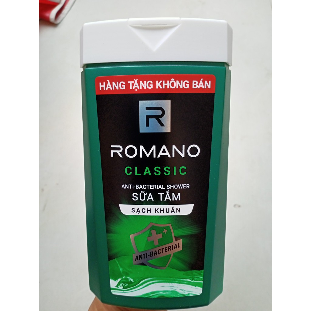 Sữa Tắm hương nước hoa Cao cấp Nam Romano 150g (hàng tặng)