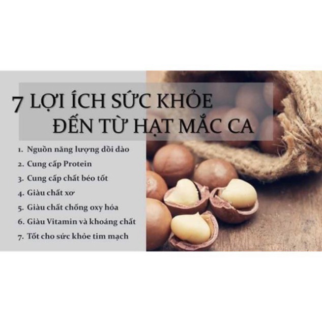 [VN xuất khẩu] Hạt Macca cao cấp loại thượng hạng (hộp 180gram)