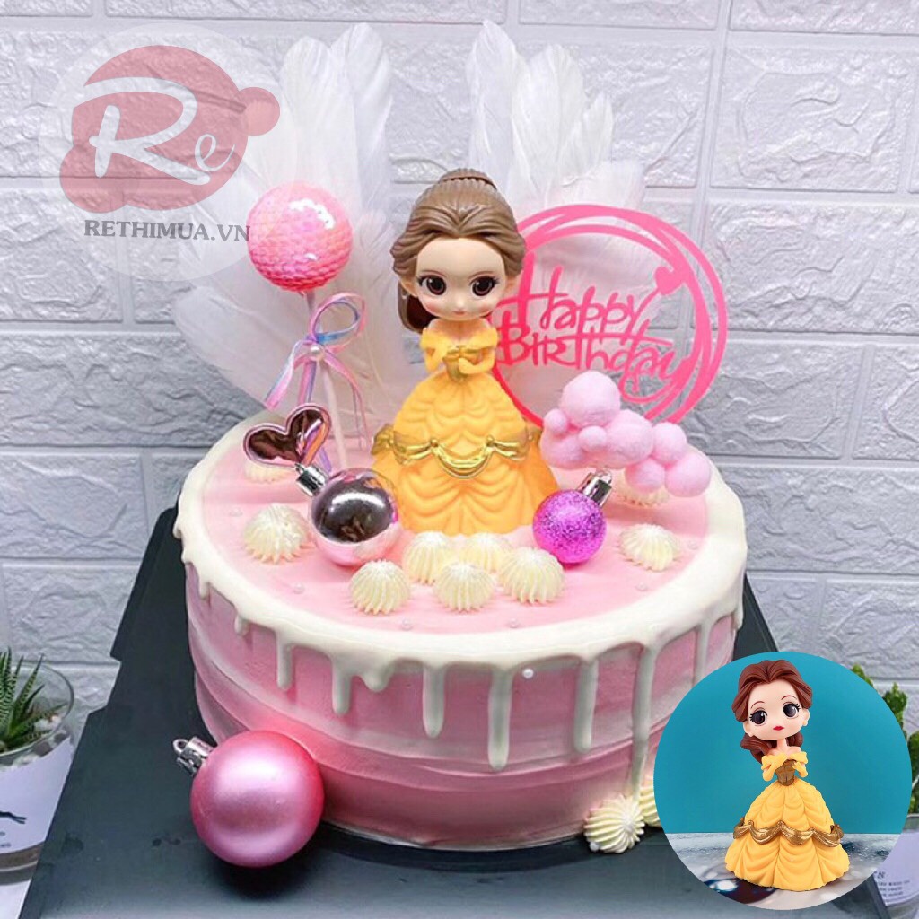 [SIÊU RẺ❤️] – Bupbe Công Chúa - Trang trí bánh sinh nhật bánh kem