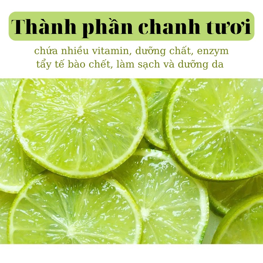 N80 Gel Tẩy Tế Bào Chết, Tẩy Da Chết Dành Cho Da Mặt Chiết Xuất Chanh Tươi 120gr