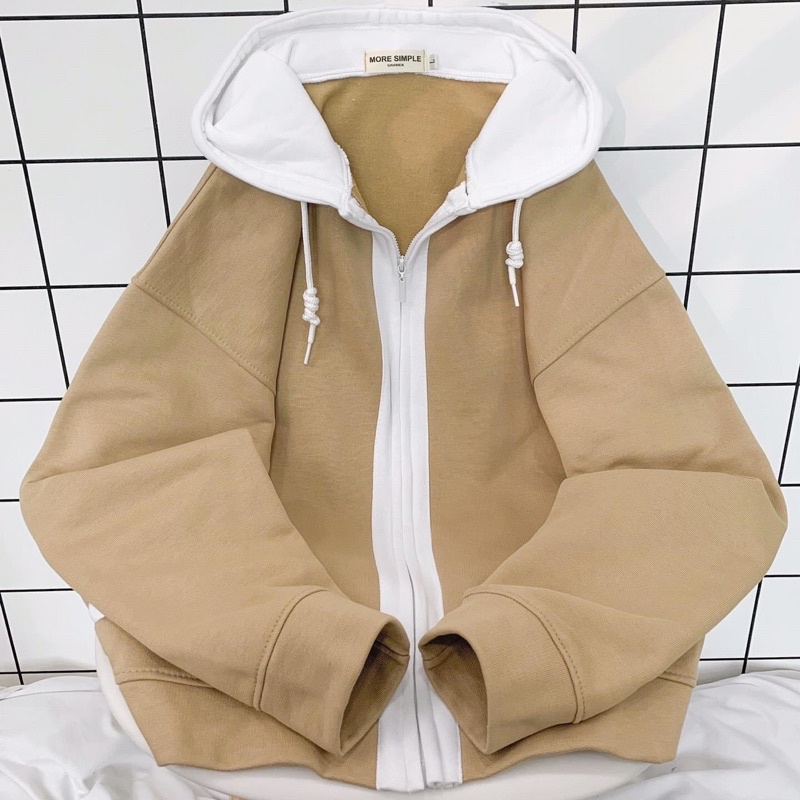 Áo Khoác Hoodie Zip ZET Form Rộng Unisex Oversize Vải Nỉ Bông Dày - Yowol SG