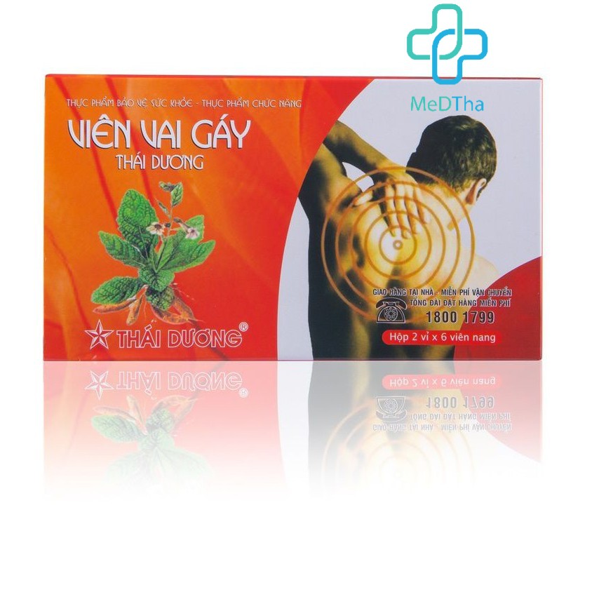 Viên Vai Gáy Thái Dương - Hỗ trợ giảm đau mỏi lưng vai gáy (Hộp 12 viên) [Chính hãng]