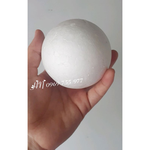 Quả cầu xốp 6cm/7cm/8cm/ Nhụy hoa vải voan khổng lồ