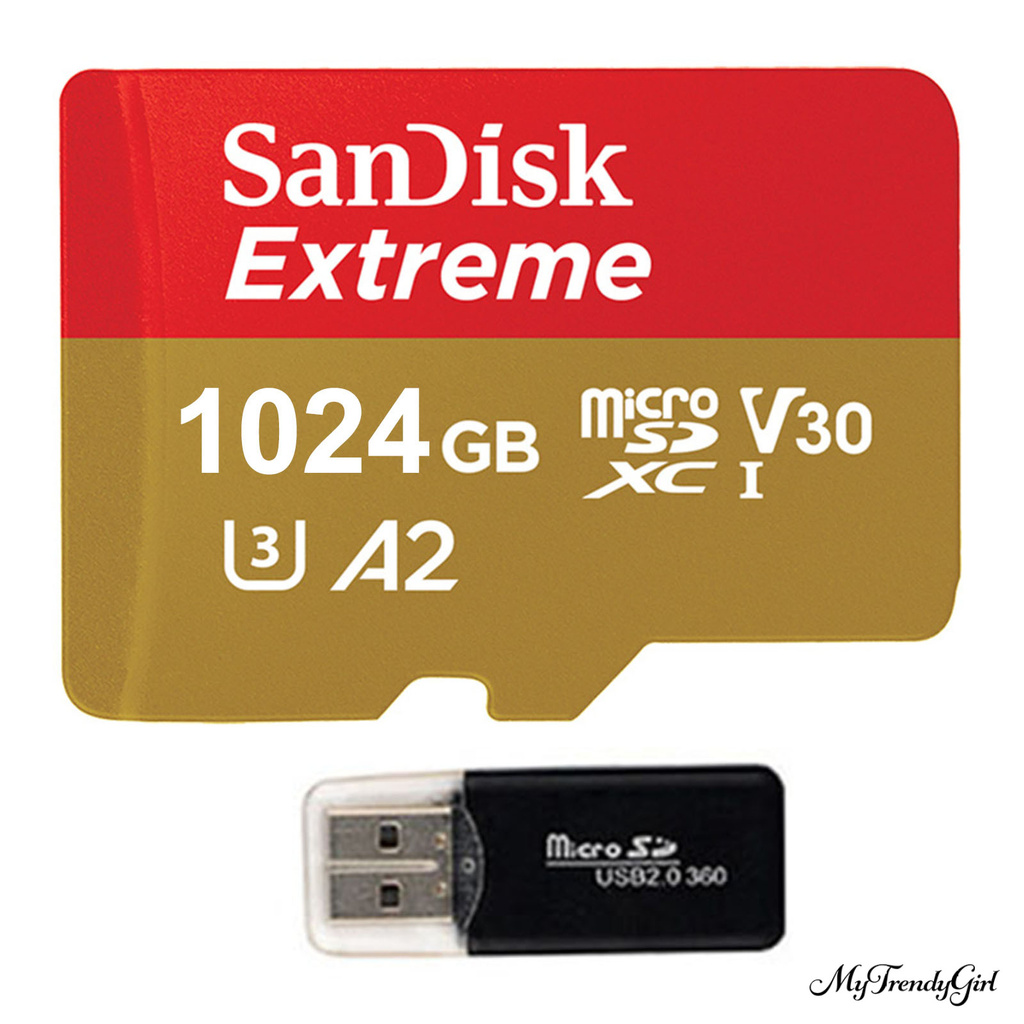 SANDISK Thẻ Nhớ 128gb 256gb 512gb 1tb Cho Máy Ảnh Mp4 / Mp3