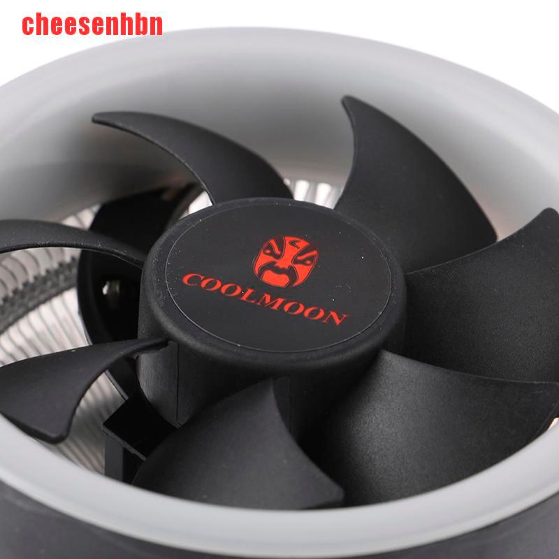 [cheesenhbn]CPU Cooling Fan CPU Cooler LED Light For Intel 775/1150/1156 AMD AM2+/AM3/AM3+