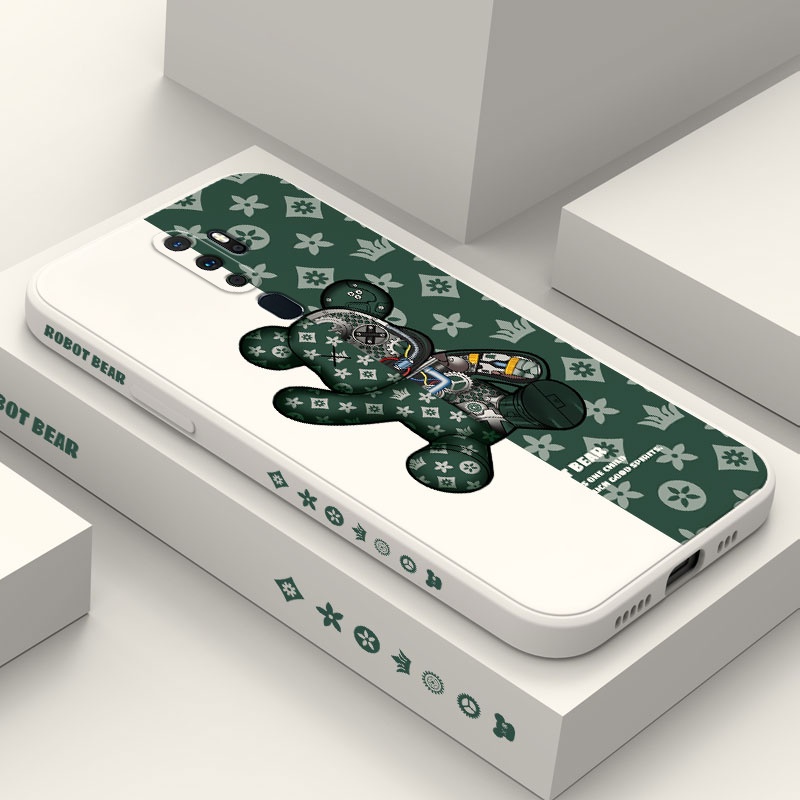 Ốp Điện Thoại Họa Tiết Gấu Dễ Thương Dành Cho OPPO A9 A5 2020 A83 A94 4G A5 A3S A12E