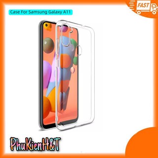 Ốp lưng Silicon Samsung Galaxy A11 nhựa TPU mềm trong suốt loại A+