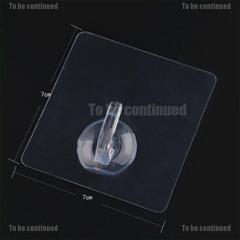 Bộ 4 Móc Treo Đồ Gắn Tường Trong Suốt Tiện Dụng