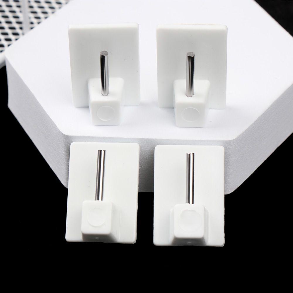 Bộ 4 Móc Treo Rèm Cửa Bằng PVC Tiện Dụng Cho Nhà Bếp / Nhà Tắm Giá Đỡ