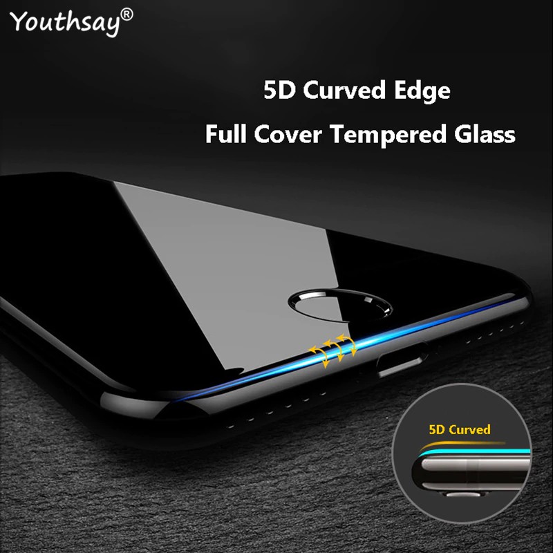 Miếng Dán 5D Full Màn Cho Oppo F5 - 2 Màu Đen + Trắng, Kính 5D Loại Xịn